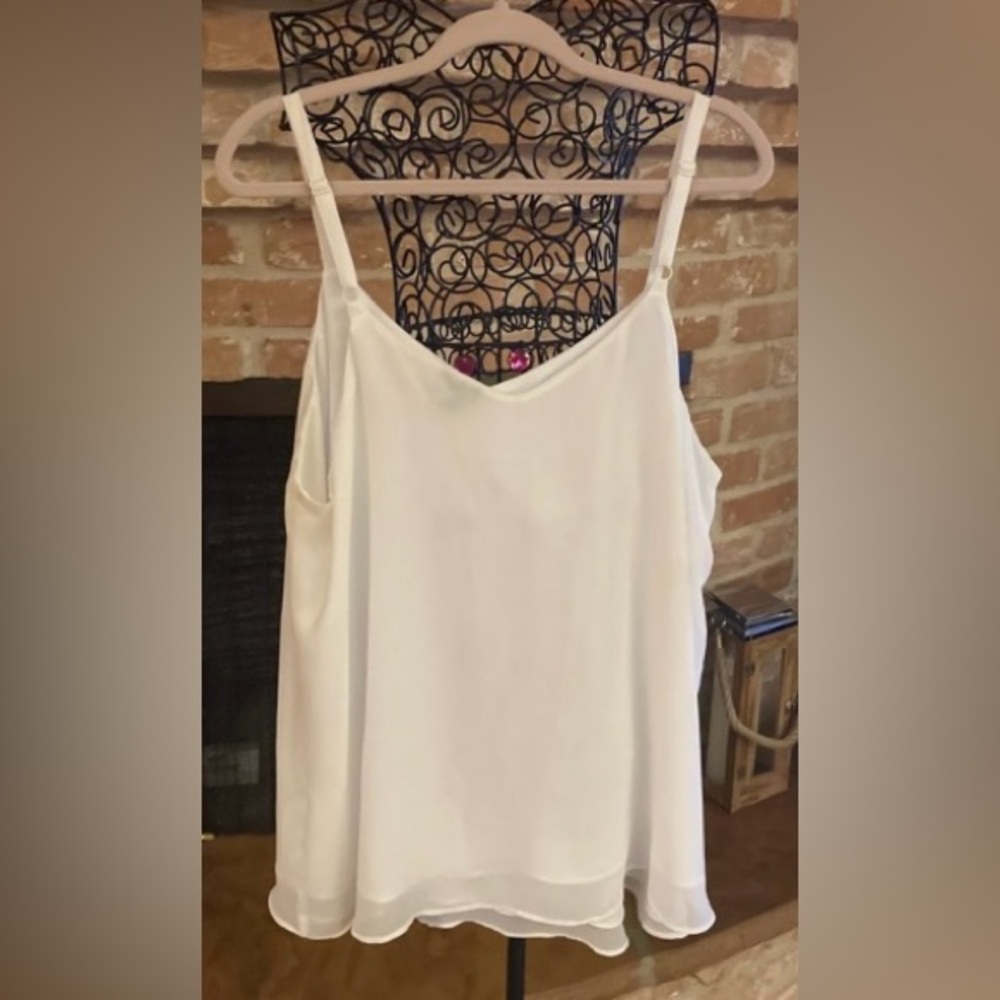 Torrid Sophie Chiffon Double Layer Swing Cami Top Plus